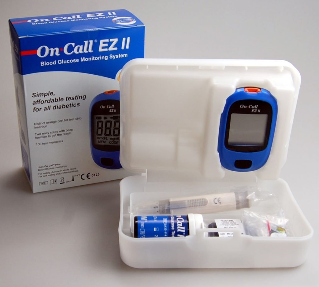 On call Ezi Blood Glucose Monitor   Multan Surgical Company