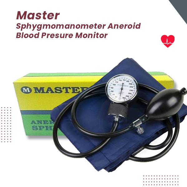 MASTER ANEROID SPHYGMOMANOMETER | Manual Blood Pressure Monitor |